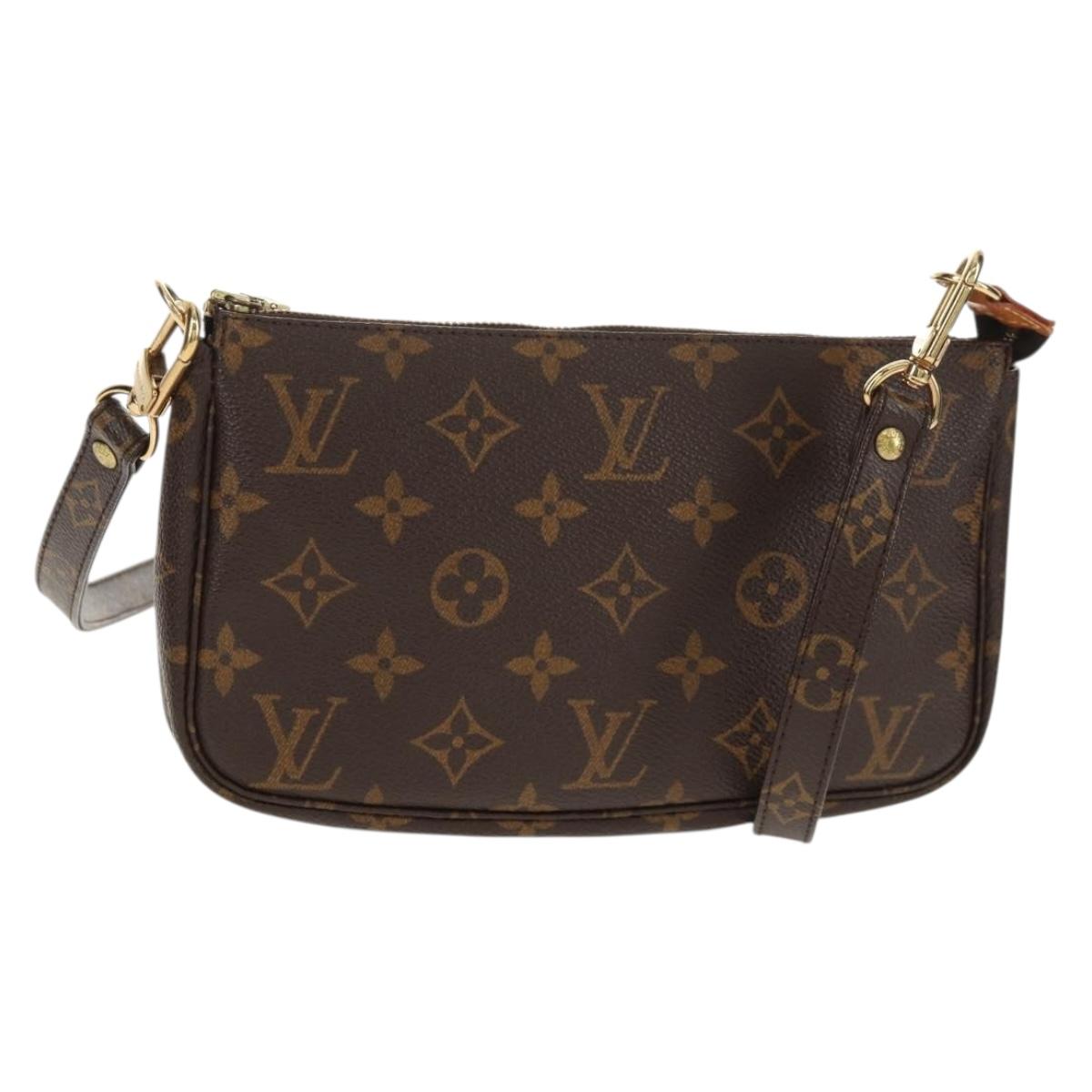 LOUIS VUITTON Monogram Pochette Accessoires Pouch M51980 LV Auth 153749V