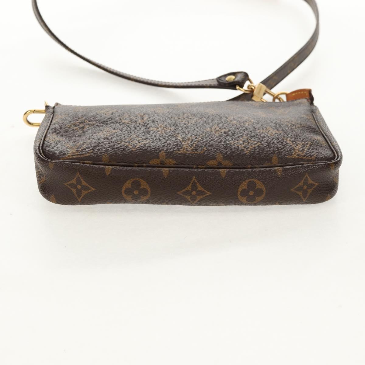 LOUIS VUITTON Monogram Pochette Accessoires Pouch M51980 LV Auth 153749V