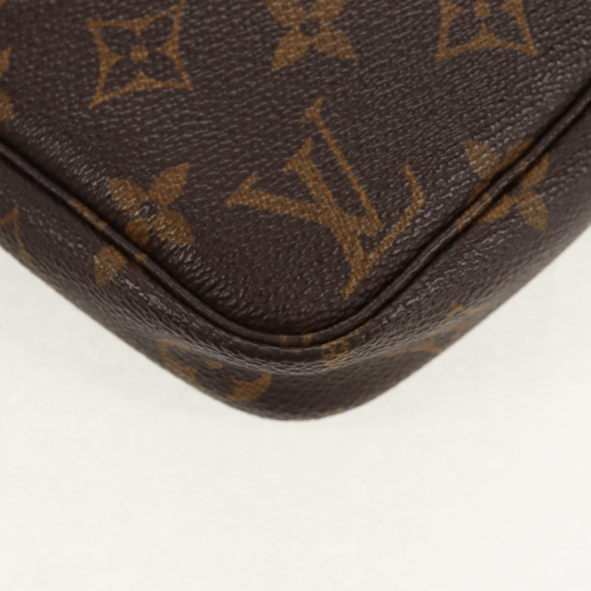 LOUIS VUITTON Monogram Pochette Accessoires Pouch M51980 LV Auth 153749V