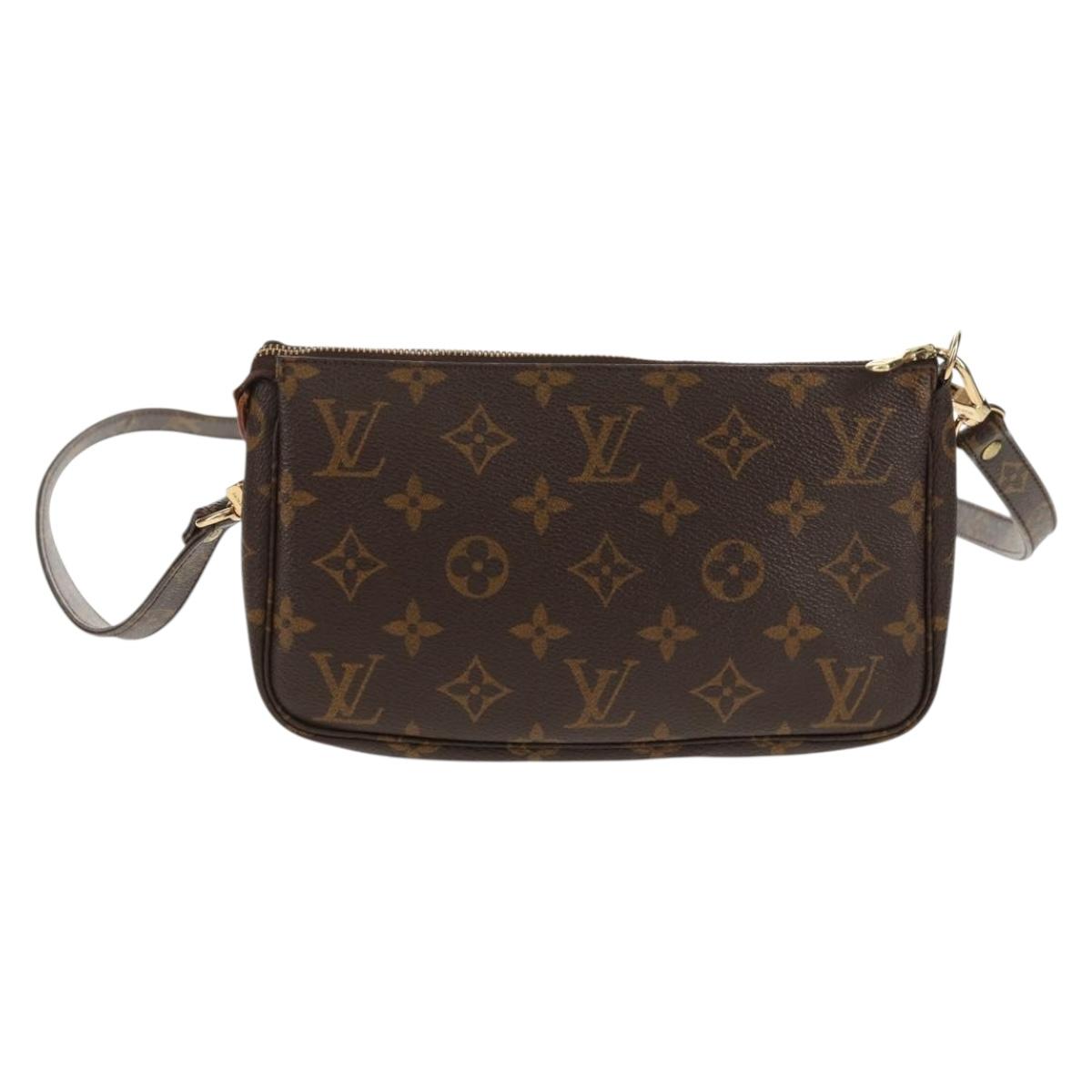 LOUIS VUITTON Monogram Pochette Accessoires Pouch M51980 LV Auth 153749V