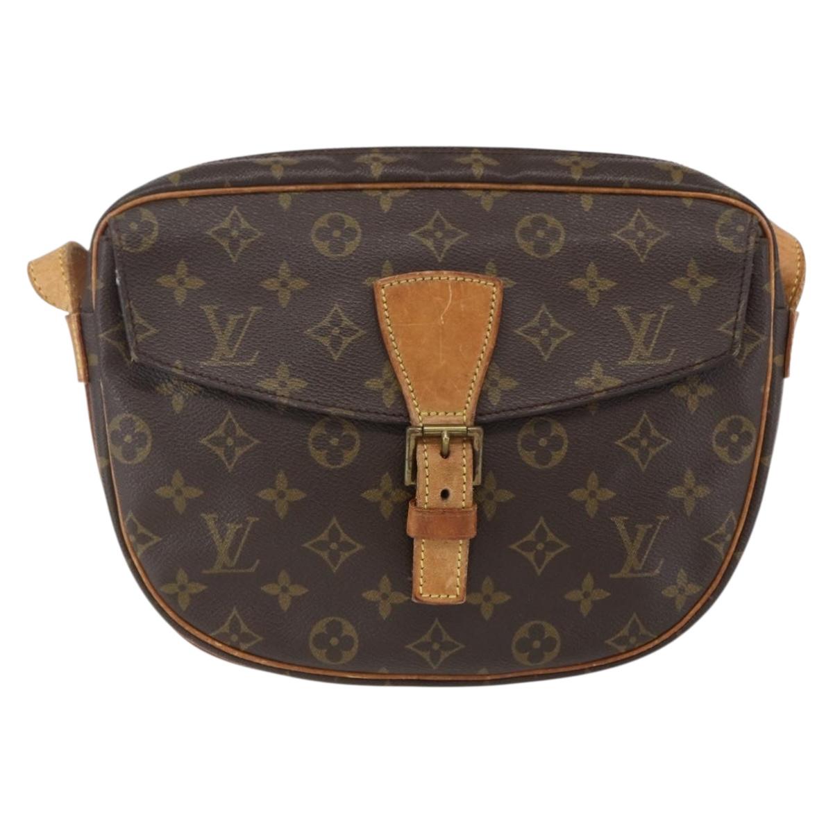 LOUIS VUITTON Monogram Jeune Fille MM Shoulder Bag M51226 LV Auth 153755
