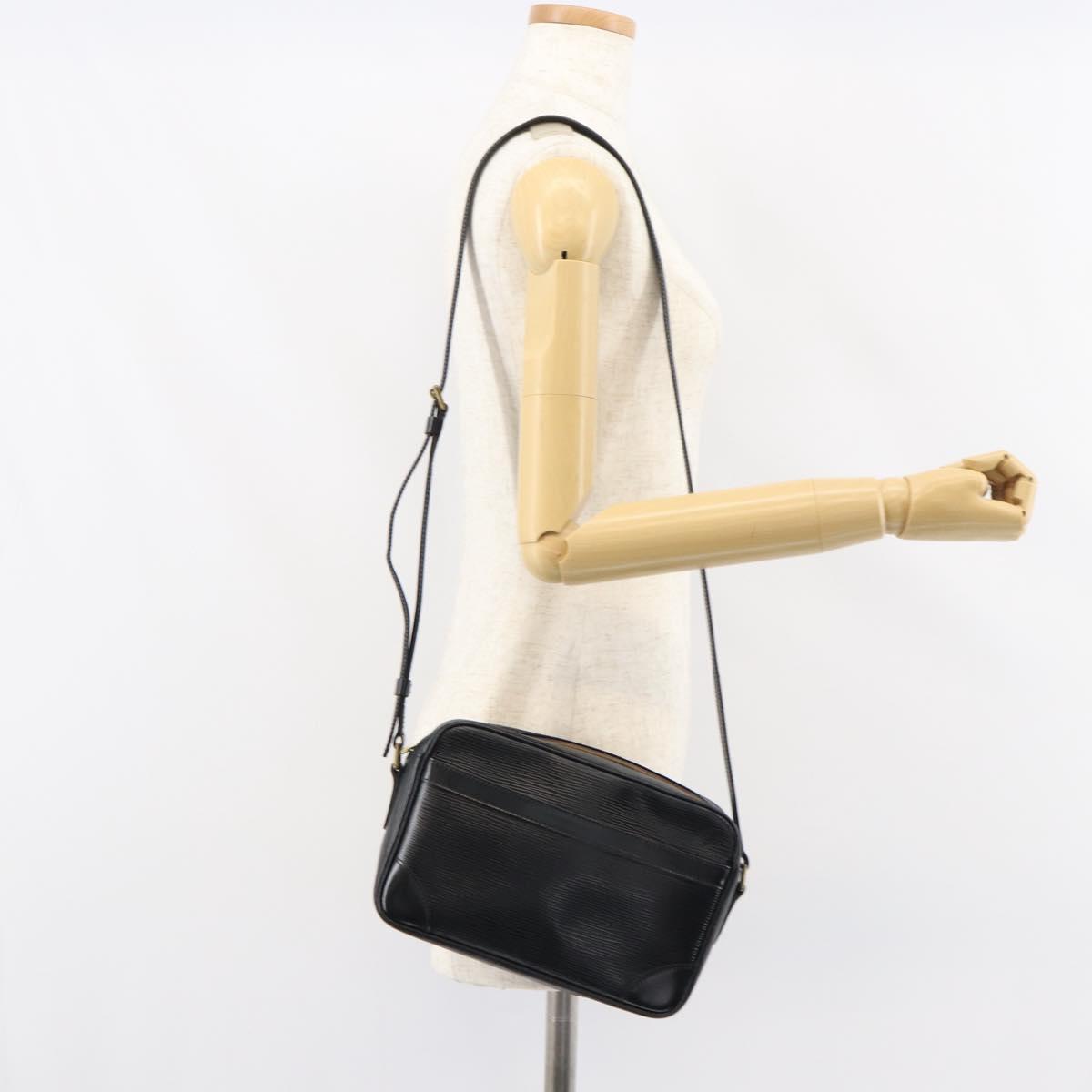 LOUIS VUITTON Epi Trocadero 23 Shoulder Bag Black M52302 LV Auth 153757