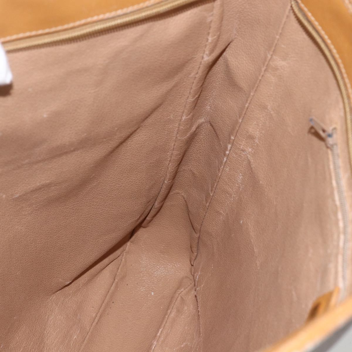 GUCCI Micro GG Supreme Tote Bag PVC Brown Gold 002 39 0149 Auth 153769