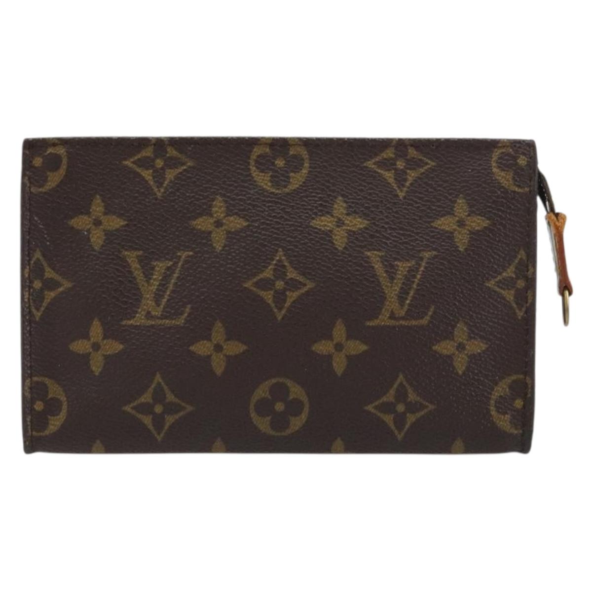 LOUIS VUITTON Monogram Bucket PM Accessory Pouch LV Auth 153775