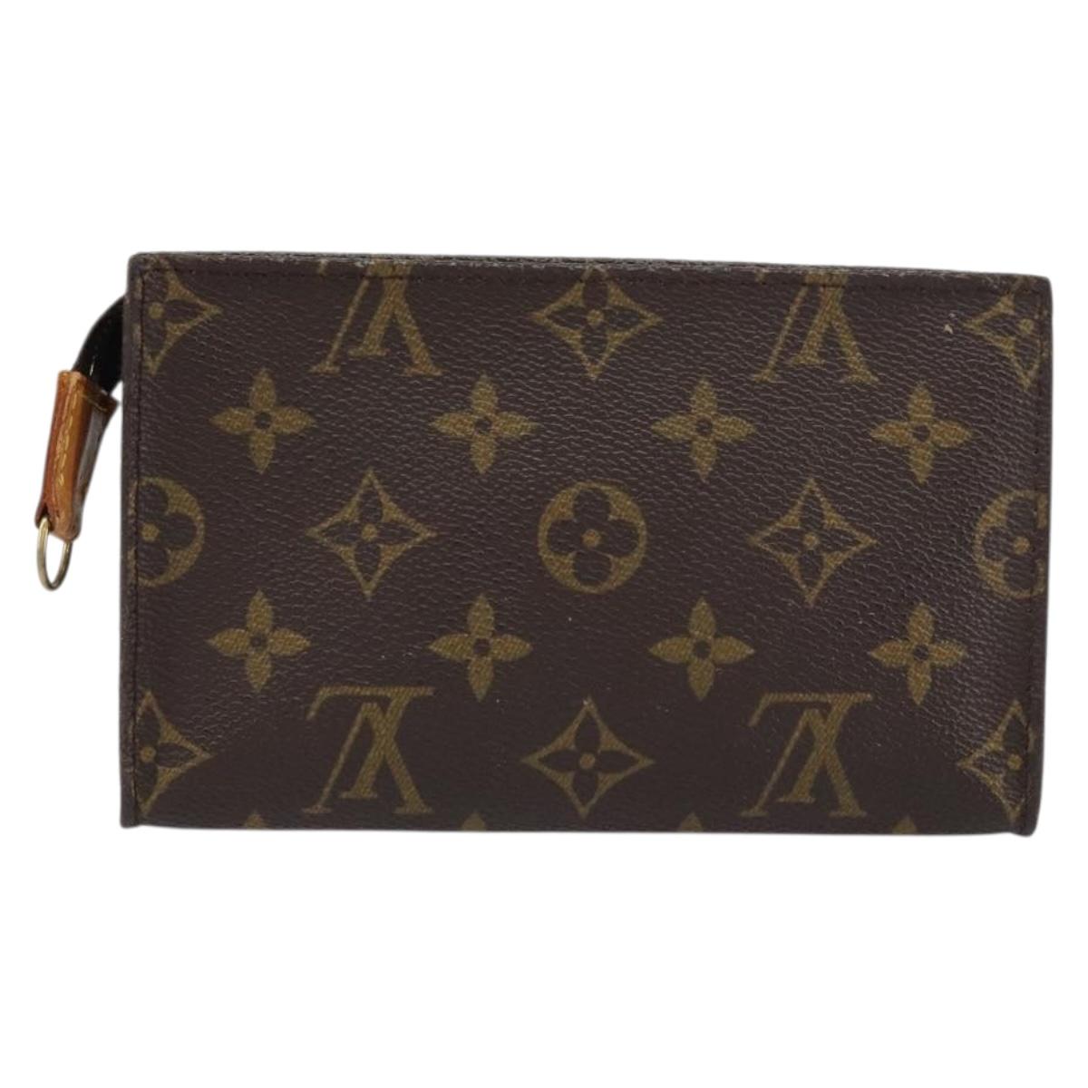 LOUIS VUITTON Monogram Bucket PM Accessory Pouch LV Auth 153775