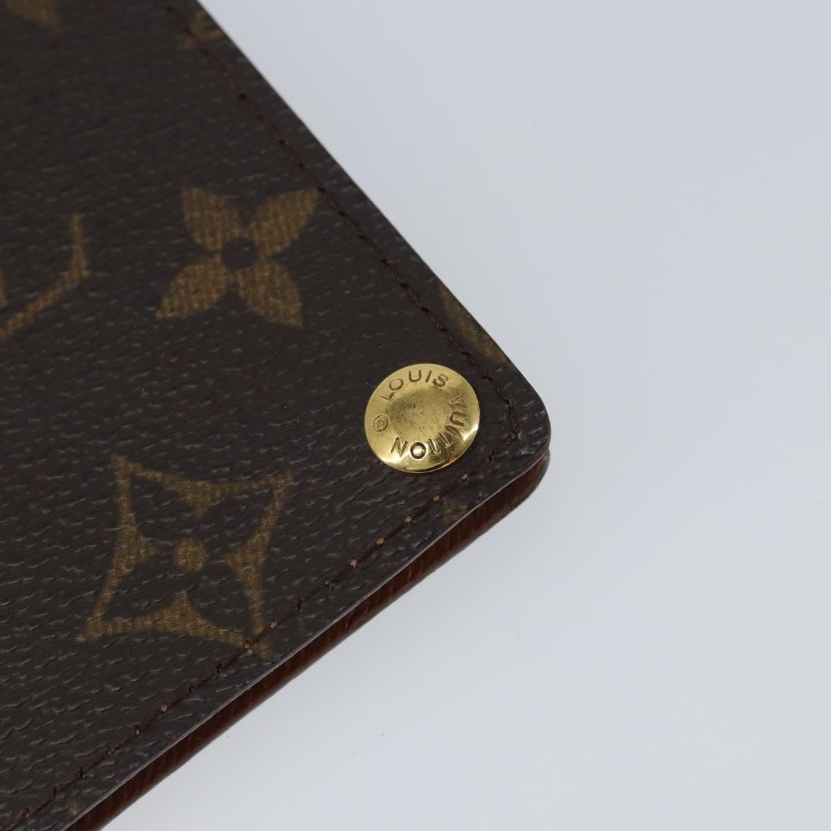 LOUIS VUITTON Monogram Porto Cartes Crdit Pression Card Case M60937 Auth 153776