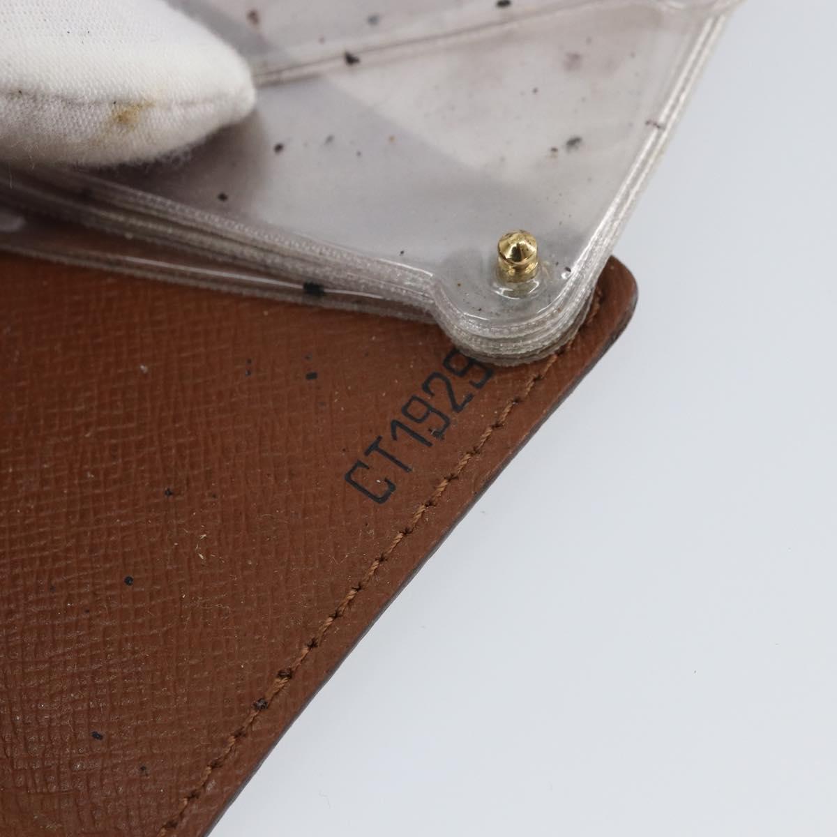 LOUIS VUITTON Monogram Porto Cartes Crdit Pression Card Case M60937 Auth 153776