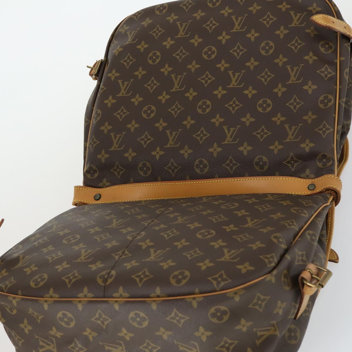 LOUIS VUITTON Monogram Saumur 35 Shoulder Bag M42254 LV Auth 153781