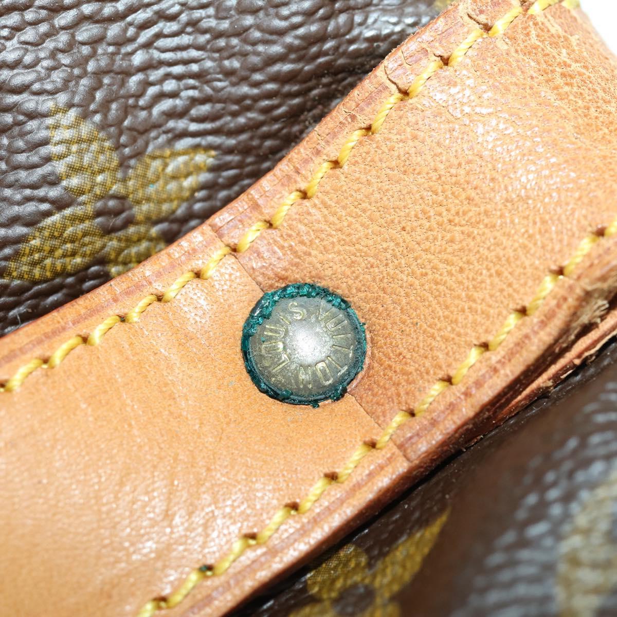 LOUIS VUITTON Monogram Saumur 35 Shoulder Bag M42254 LV Auth 153781