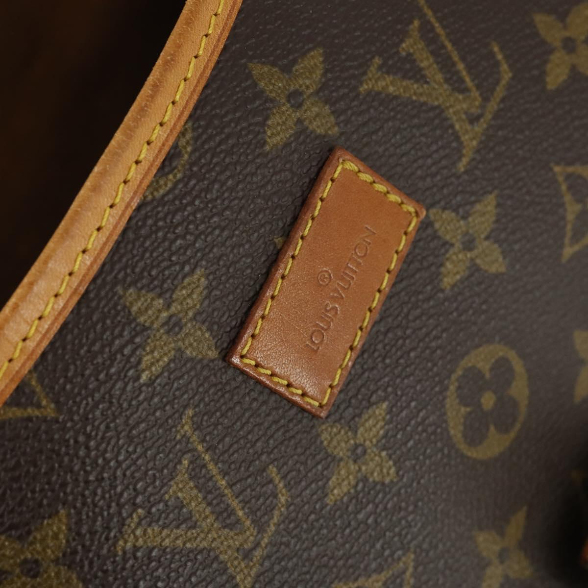 LOUIS VUITTON Monogram Saumur 35 Shoulder Bag M42254 LV Auth 153781