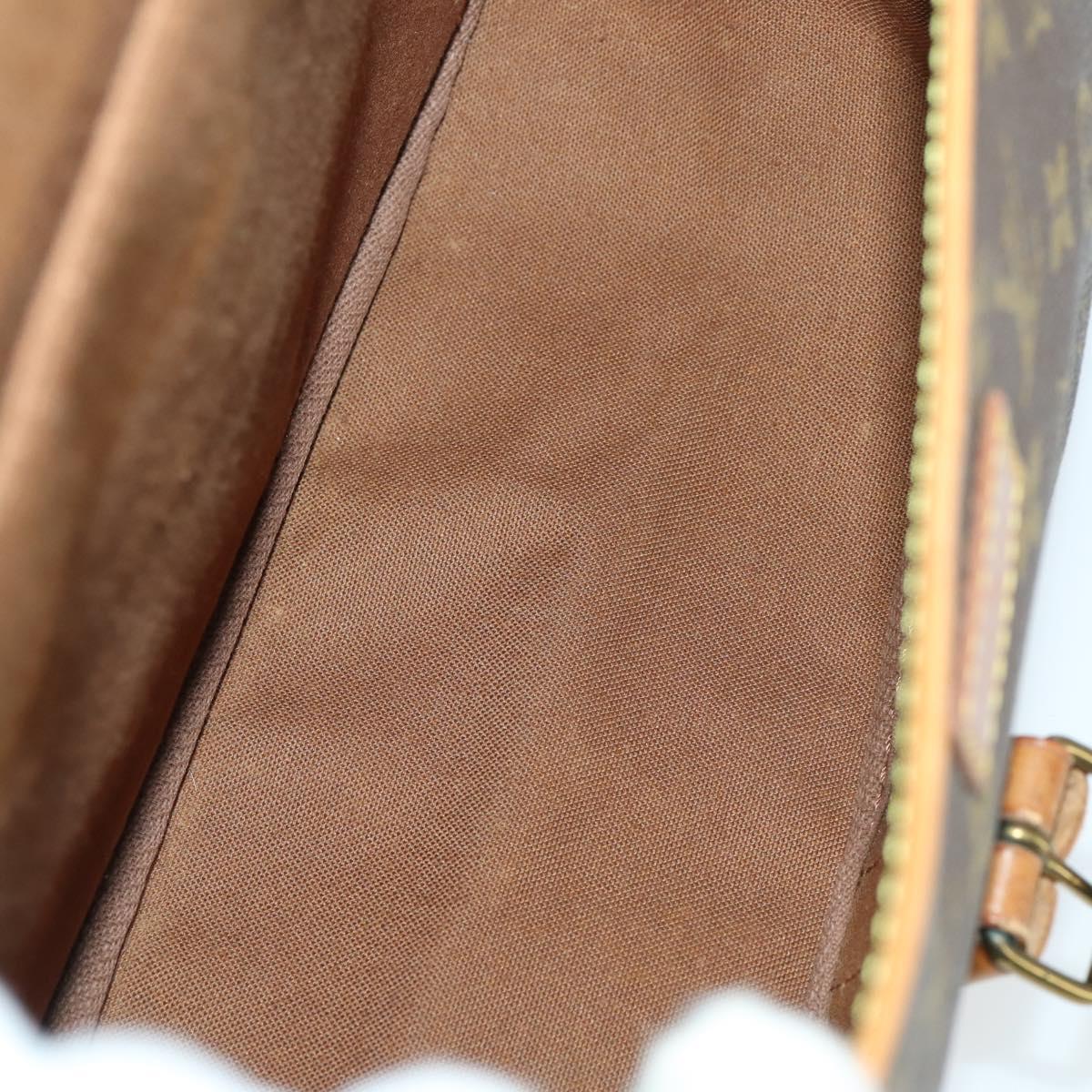 LOUIS VUITTON Monogram Saumur 35 Shoulder Bag M42254 LV Auth 153781
