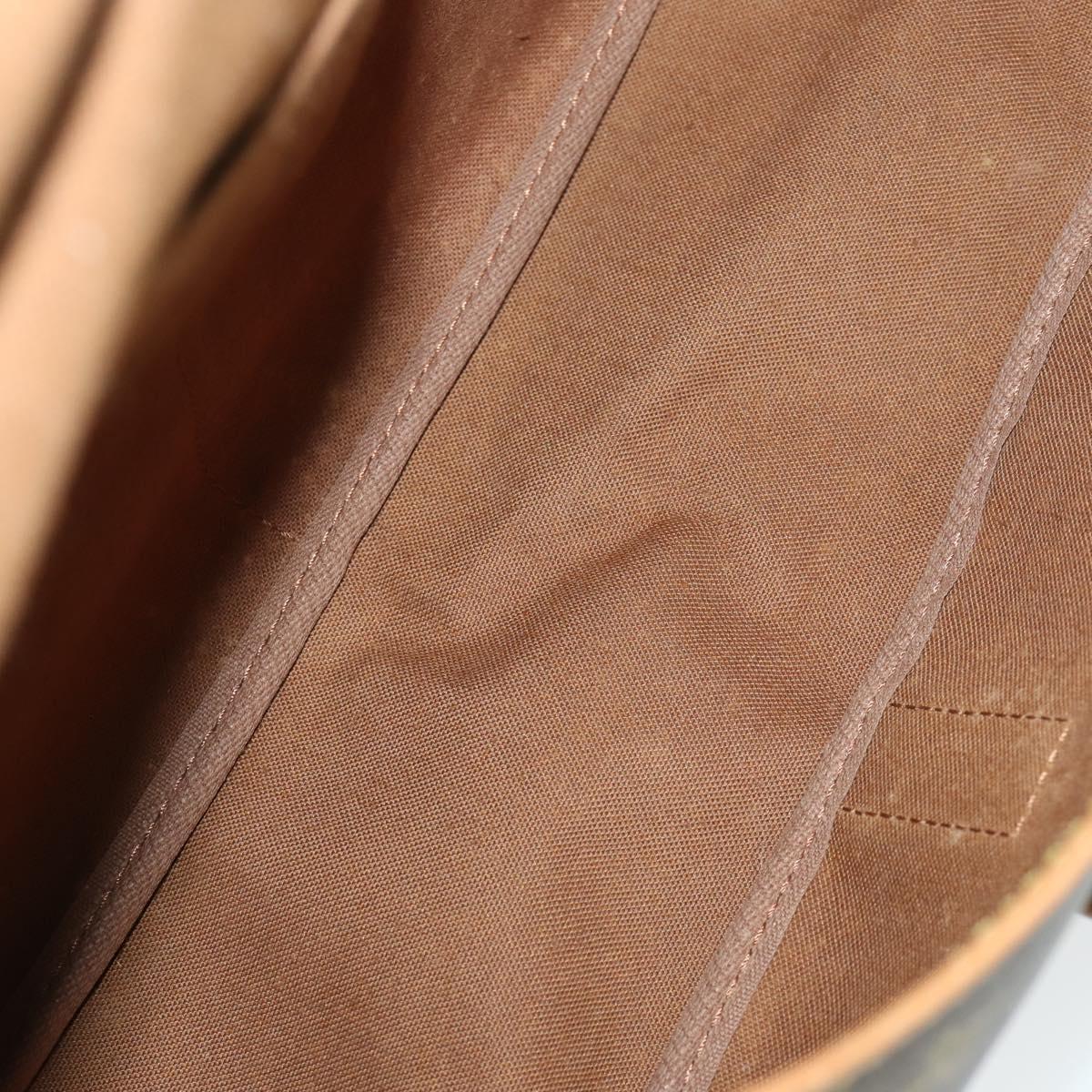 LOUIS VUITTON Monogram Saumur 35 Shoulder Bag M42254 LV Auth 153781