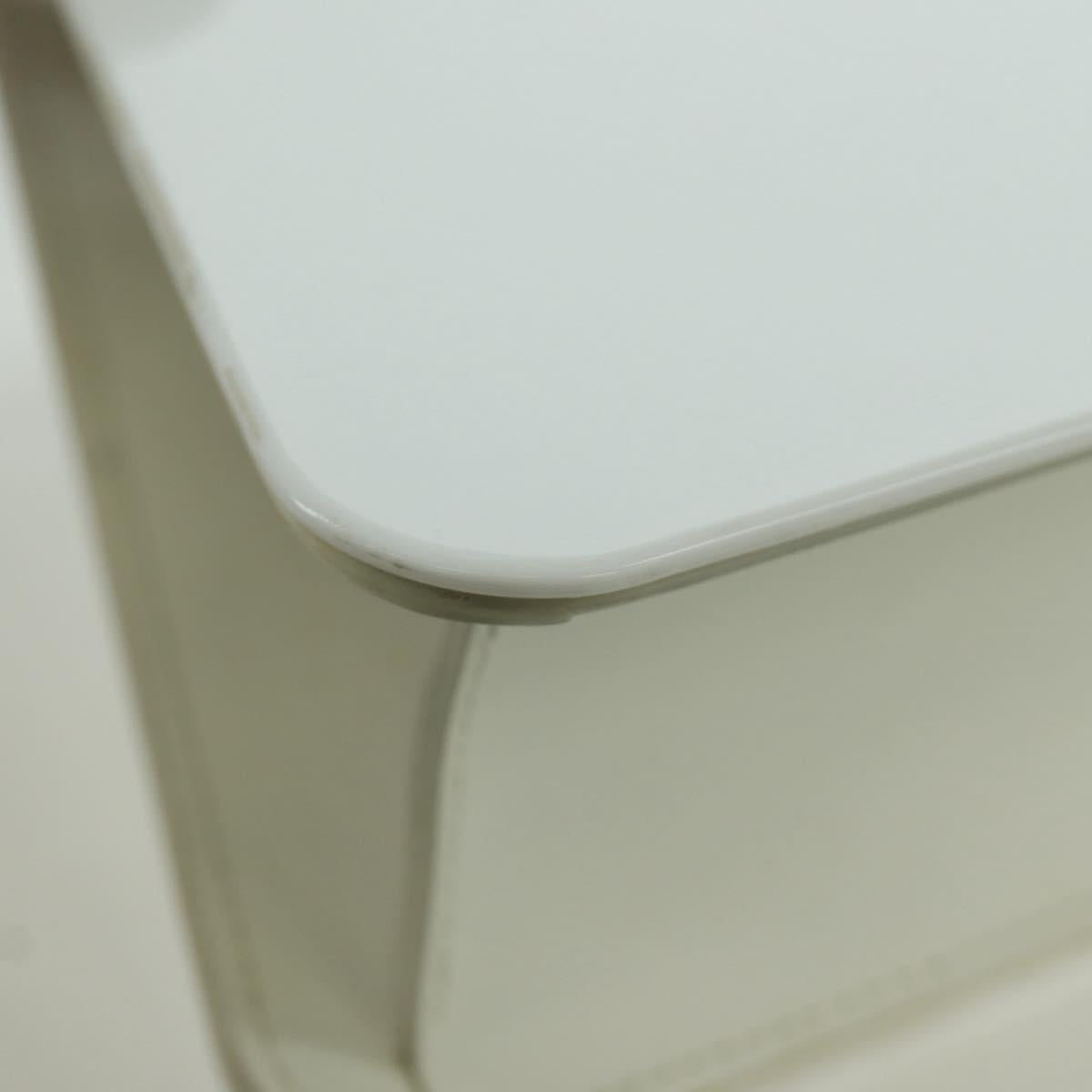 LOUIS VUITTON Hand Bag plastic White LV Auth 153794SAM