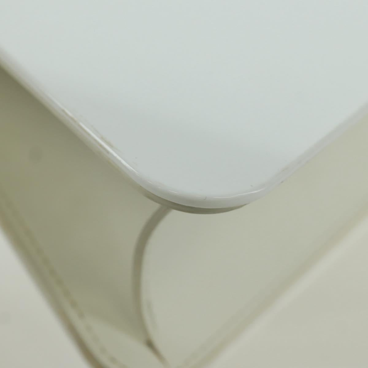 LOUIS VUITTON Hand Bag plastic White LV Auth 153794SAM