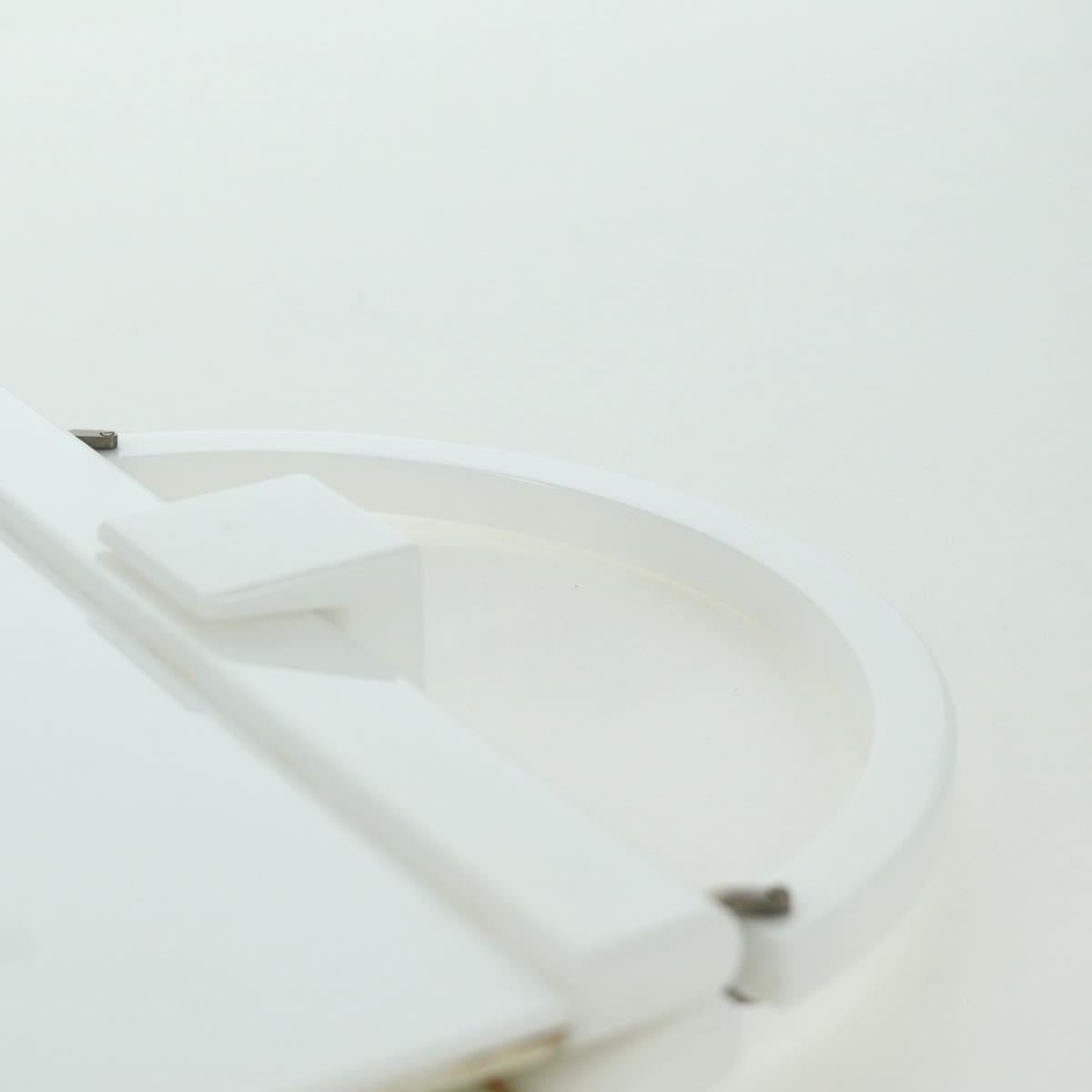 LOUIS VUITTON Hand Bag plastic White LV Auth 153794SAM