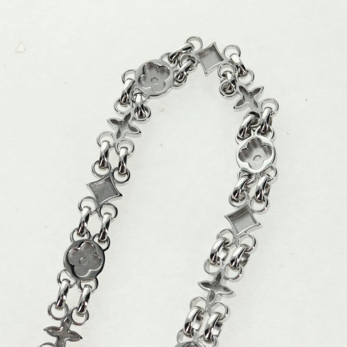 LOUIS VUITTON Chain Strap metal Silver tone LV Auth 153797SAM