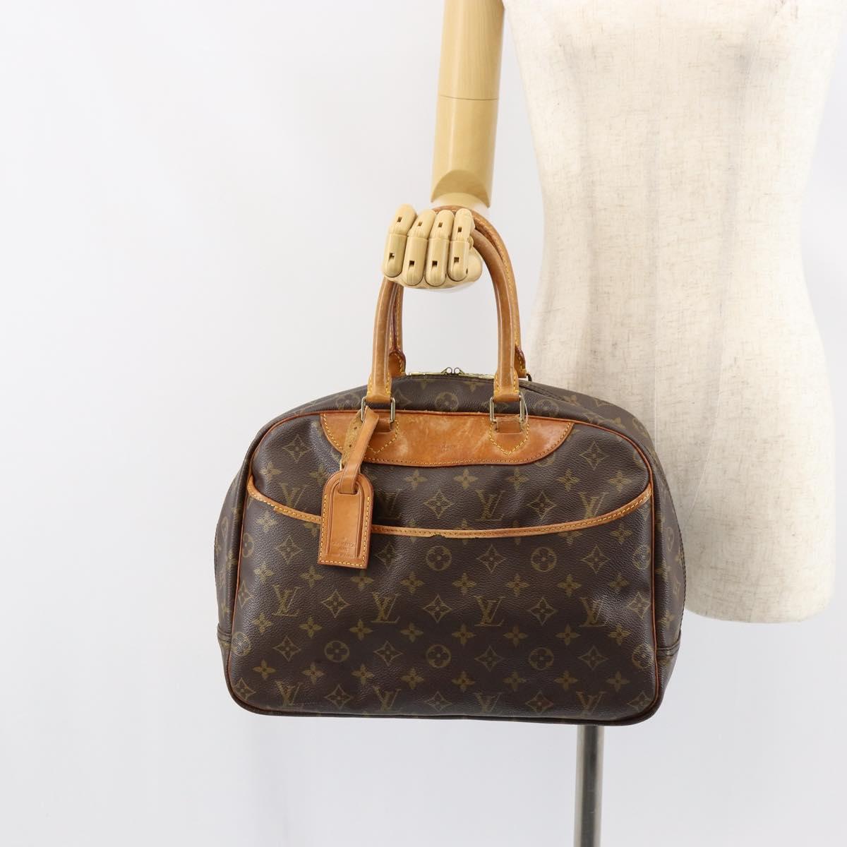 LOUIS VUITTON Monogram Deauville Hand Bag M47270 LV Auth 153803