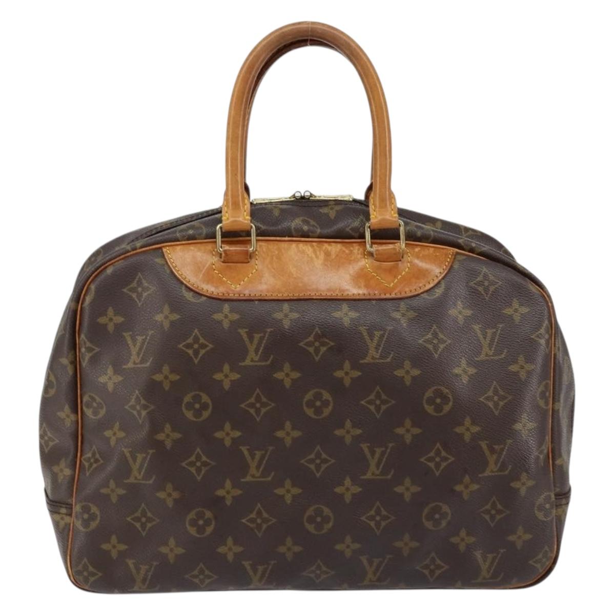 LOUIS VUITTON Monogram Deauville Hand Bag M47270 LV Auth 153803