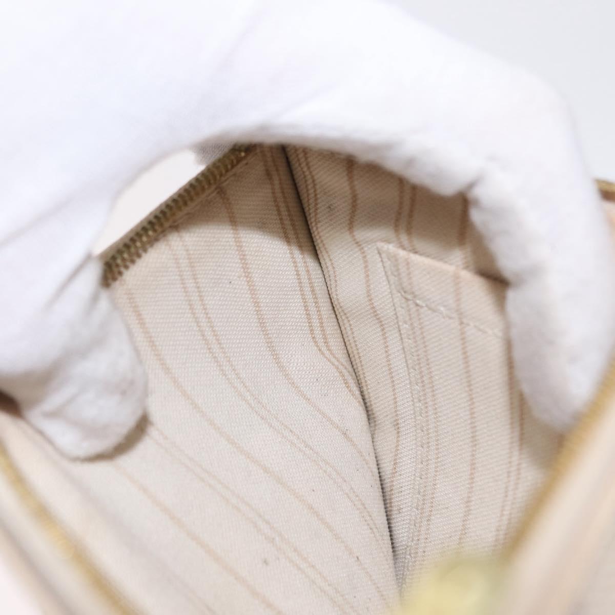 LOUIS VUITTON Damier Azur Neverfull MM Pouch LV Auth 153809