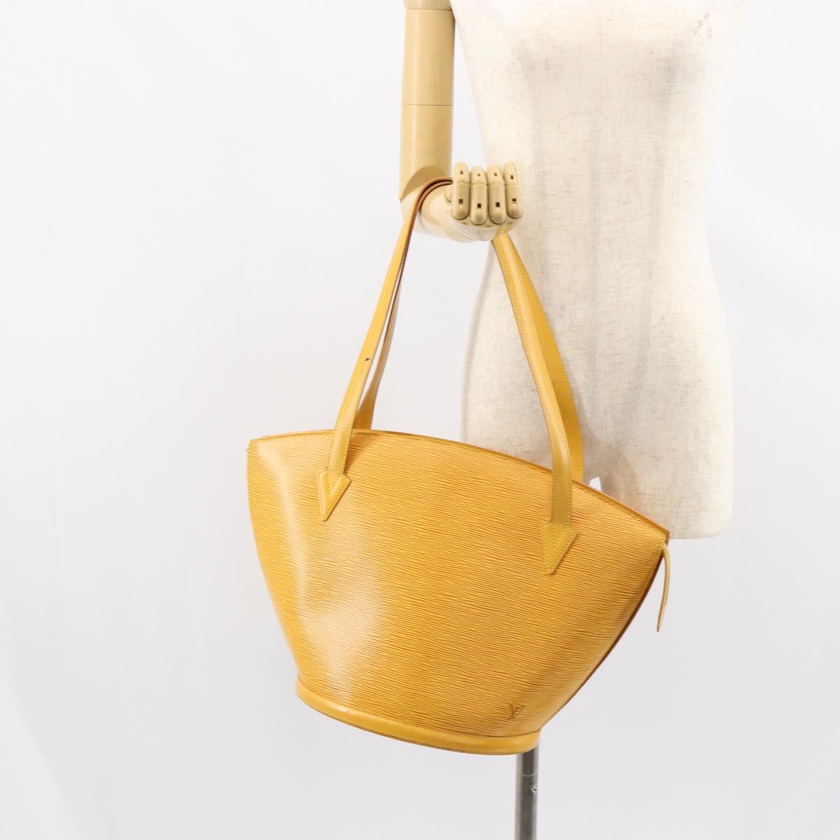 LOUIS VUITTON Epi Saint Jacques Shopping Shoulder Bag Yellow M52269 Auth 153841
