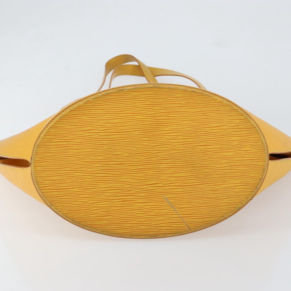 LOUIS VUITTON Epi Saint Jacques Shopping Shoulder Bag Yellow M52269 Auth 153841