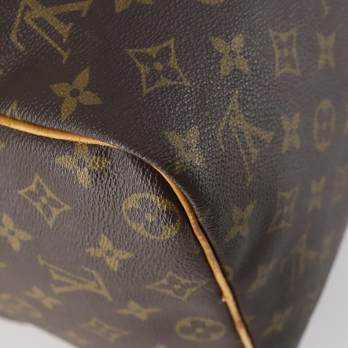 LOUIS VUITTON Monogram Sac Souple 45 Boston Bag M41624 LV Auth 153845