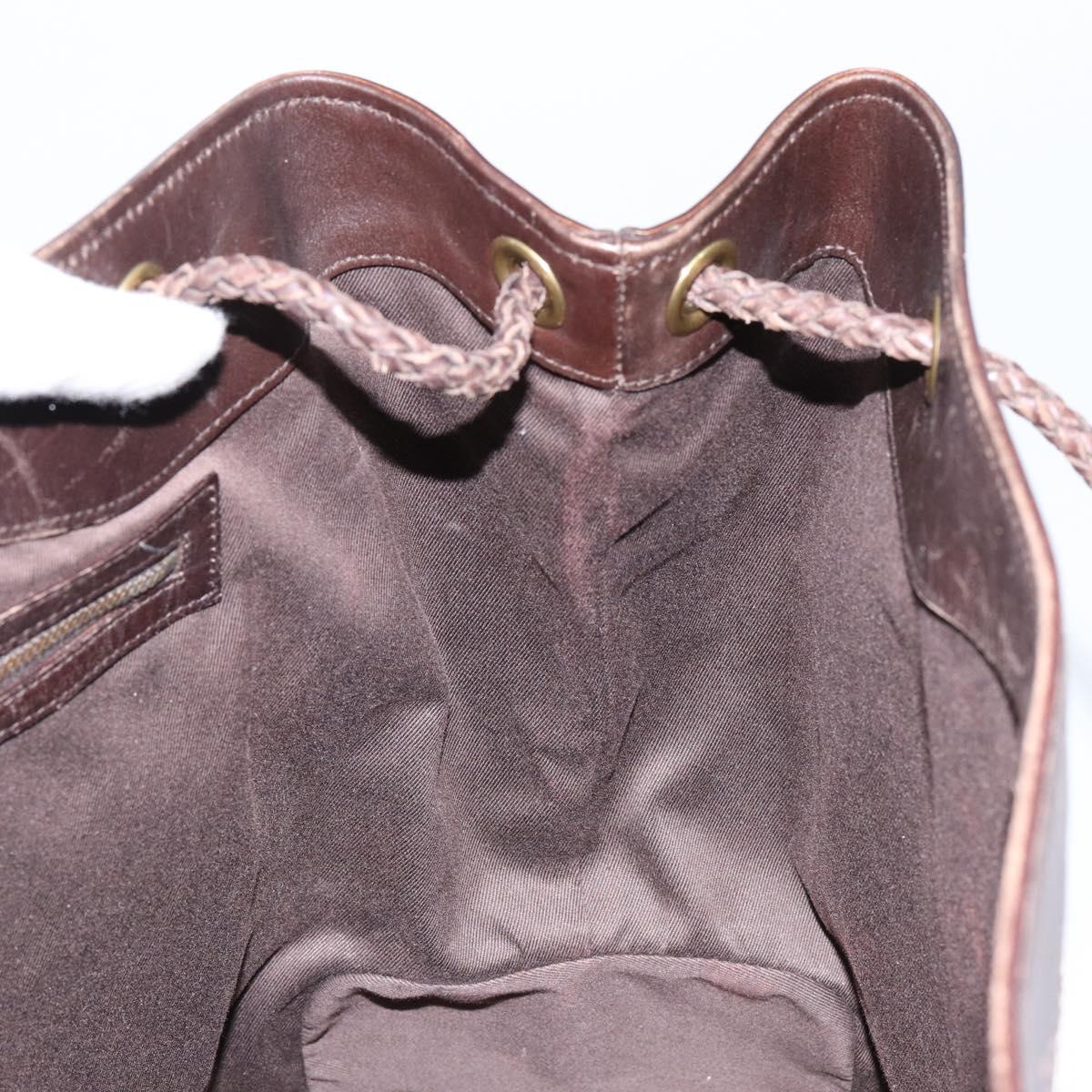 GUCCI GG Canvas Shoulder Bag Beige Gold 109141 Auth 153851