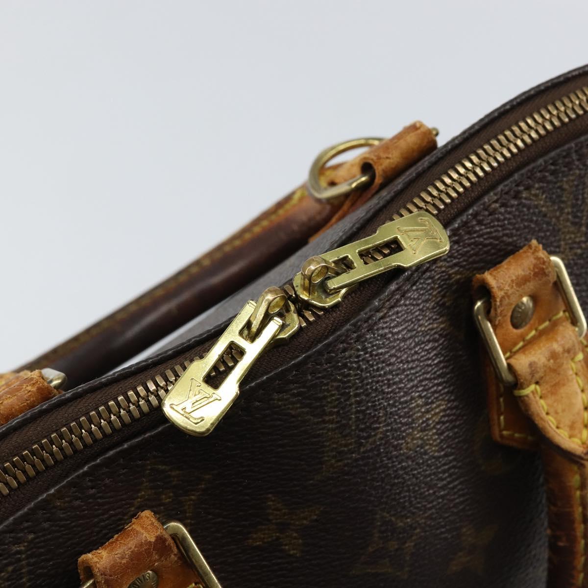 LOUIS VUITTON Monogram Alma Hand Bag M51130 LV Auth 153856