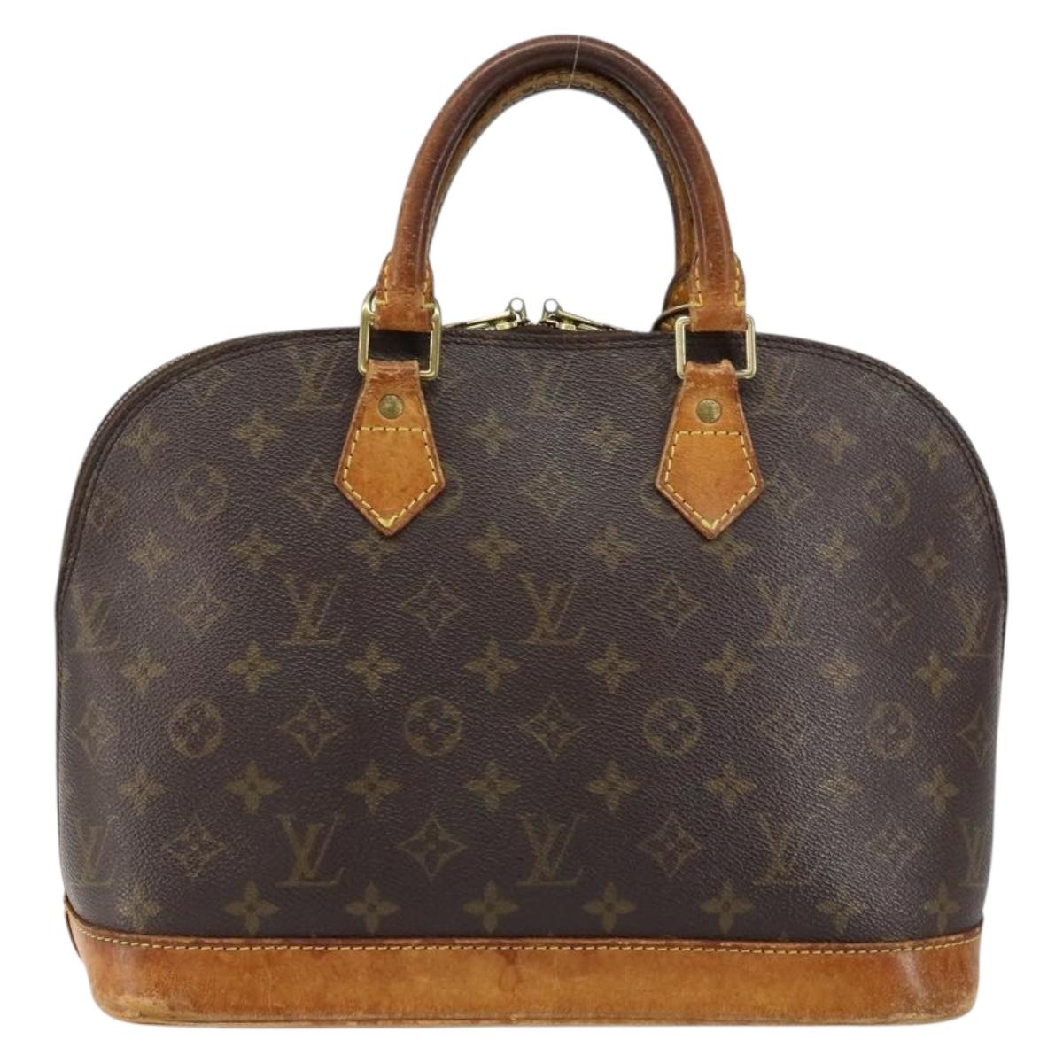 LOUIS VUITTON Monogram Alma Hand Bag M51130 LV Auth 153856