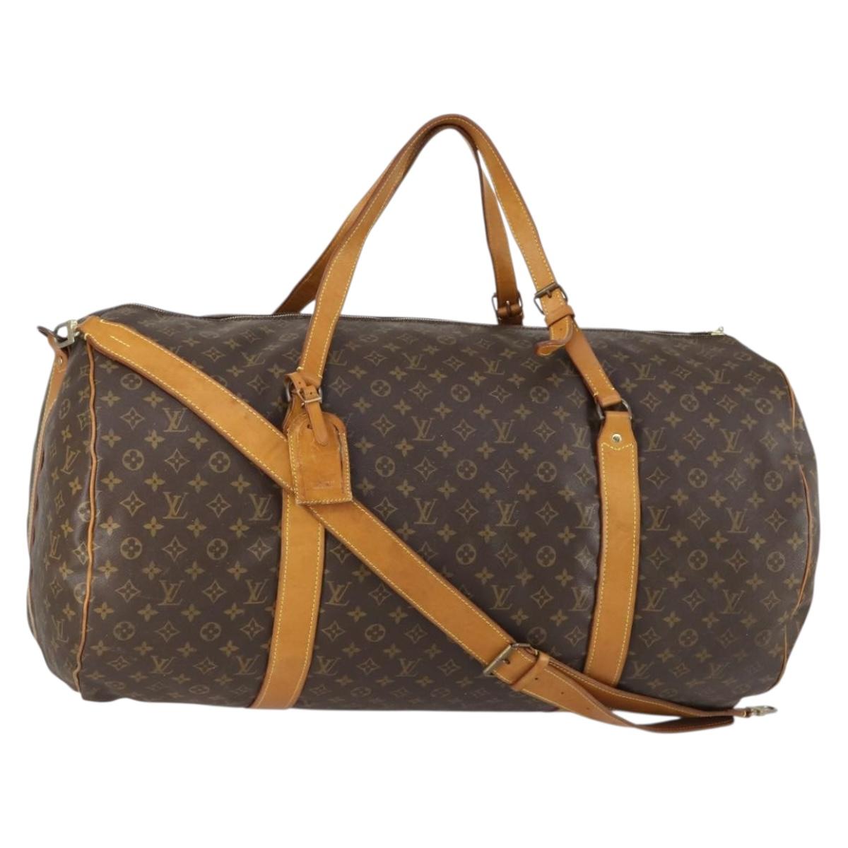 LOUIS VUITTON Monogram Sac Polochon 65 Bag 2way M41222 LV Auth 153857