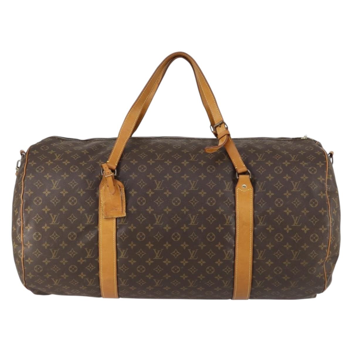 LOUIS VUITTON Monogram Sac Polochon 65 Bag 2way M41222 LV Auth 153857