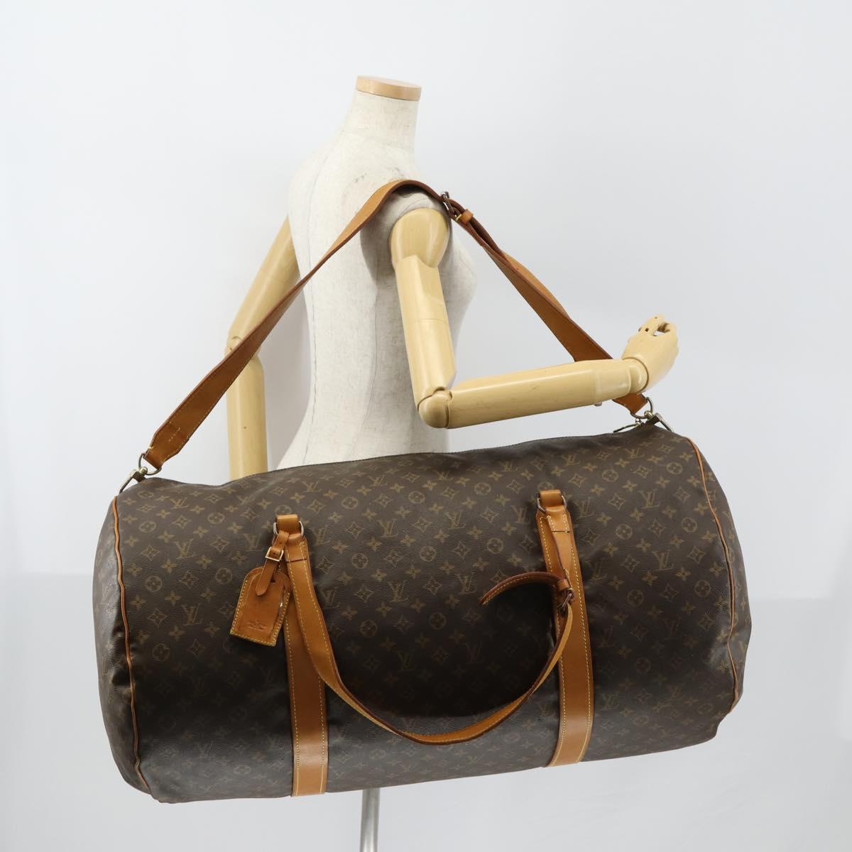 LOUIS VUITTON Monogram Sac Polochon 65 Bag 2way M41222 LV Auth 153857