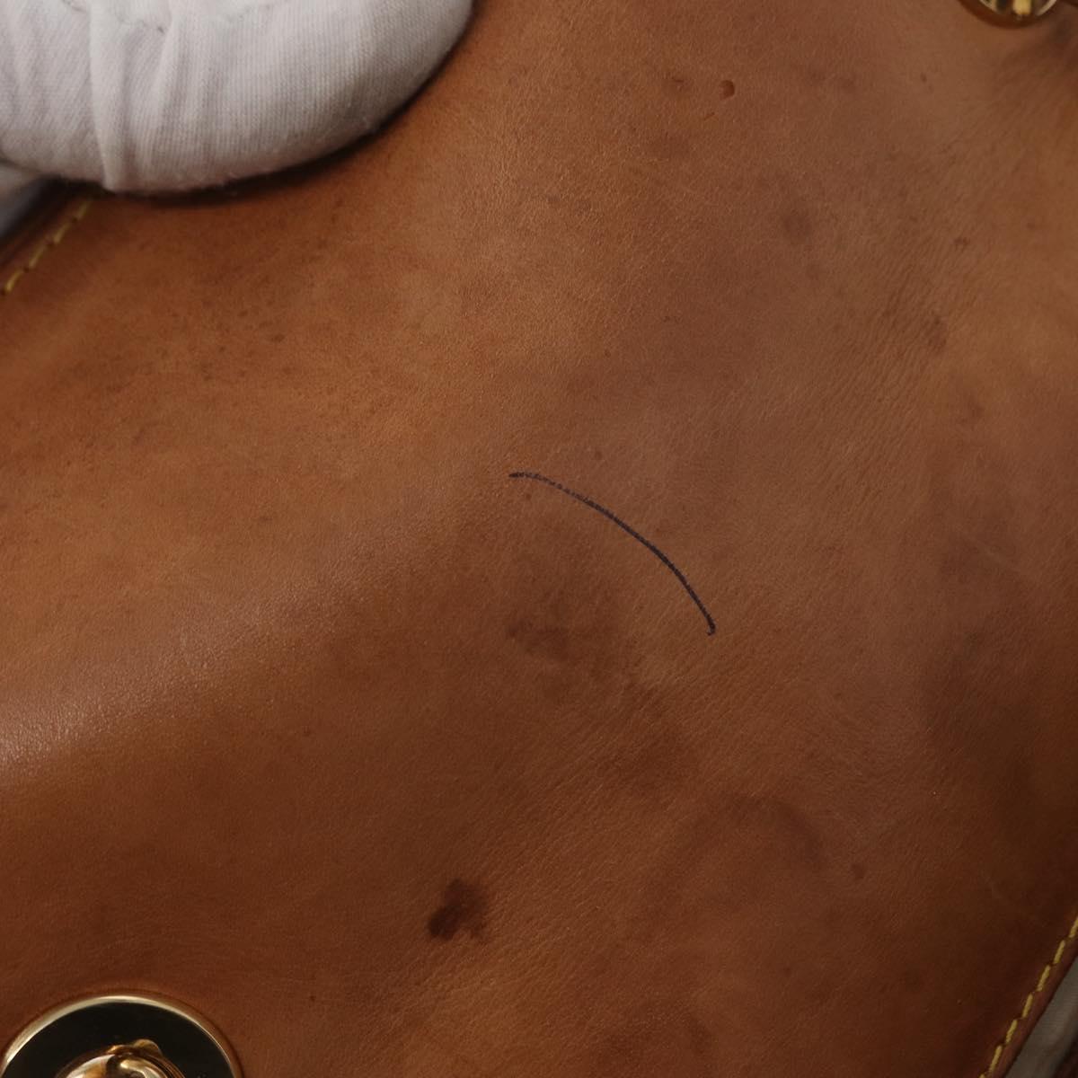 LOUIS VUITTON Monogram Mini Camille Chain Shoulder Bag Blue M92002 Auth 153870