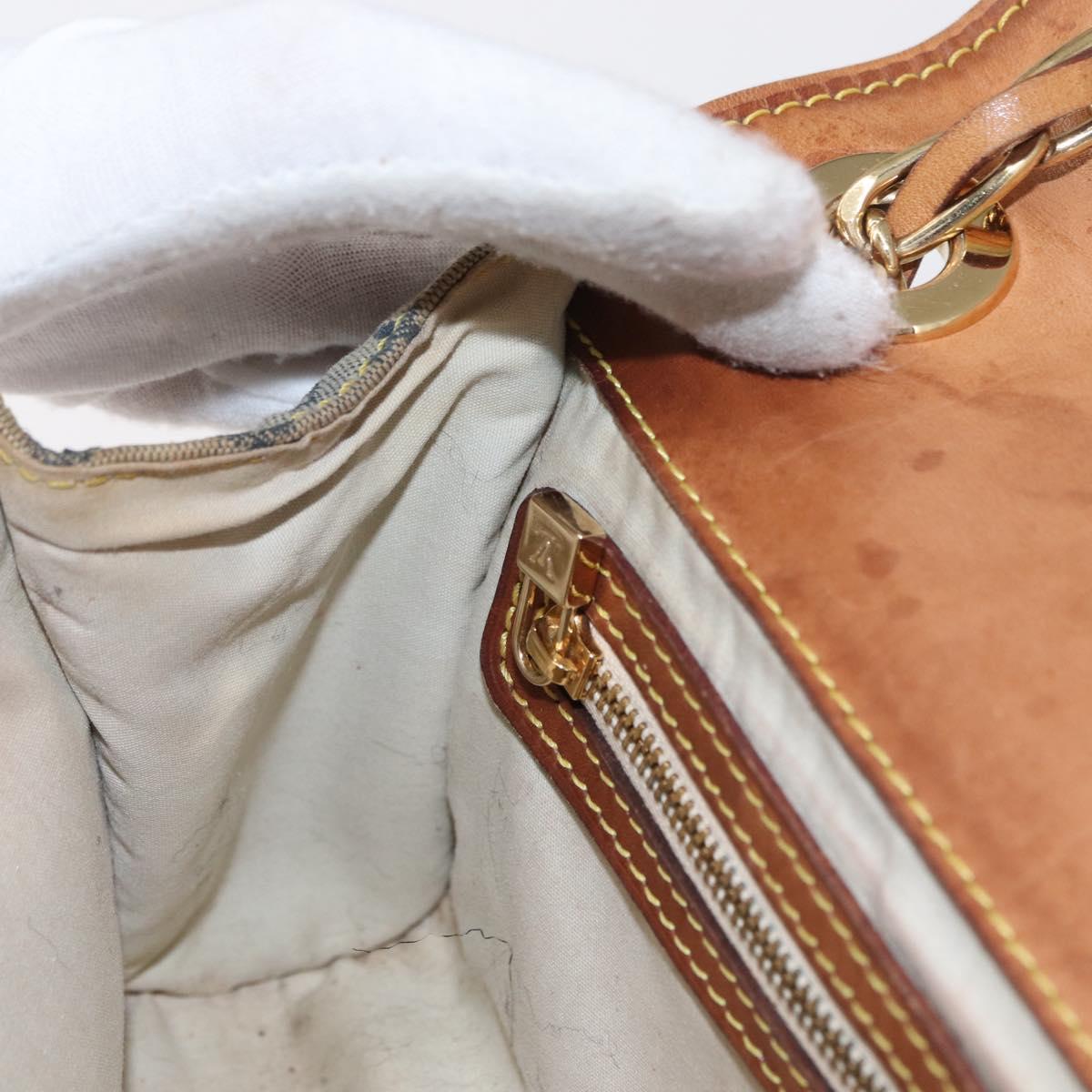 LOUIS VUITTON Monogram Mini Camille Chain Shoulder Bag Blue M92002 Auth 153870