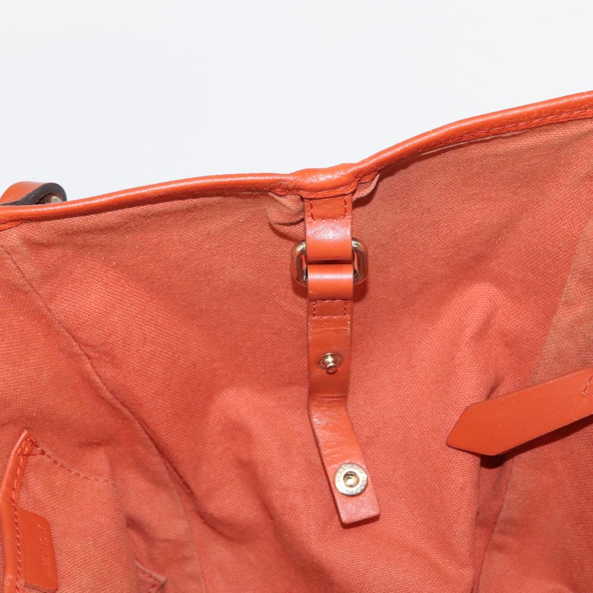 BURBERRY Nova Check Tote Bag PVC Beige Gold Auth 153873