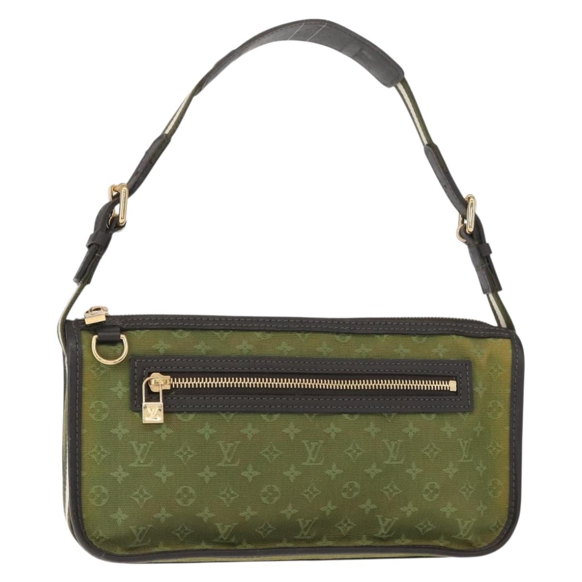 LOUIS VUITTON Monogram Mini Pochette Catrain Bag TST Khaki M92332 LV Auth 153878