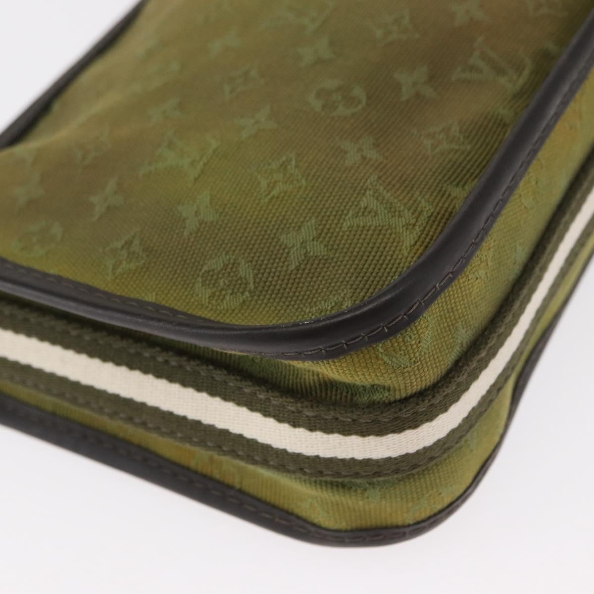 LOUIS VUITTON Monogram Mini Pochette Catrain Bag TST Khaki M92332 LV Auth 153878