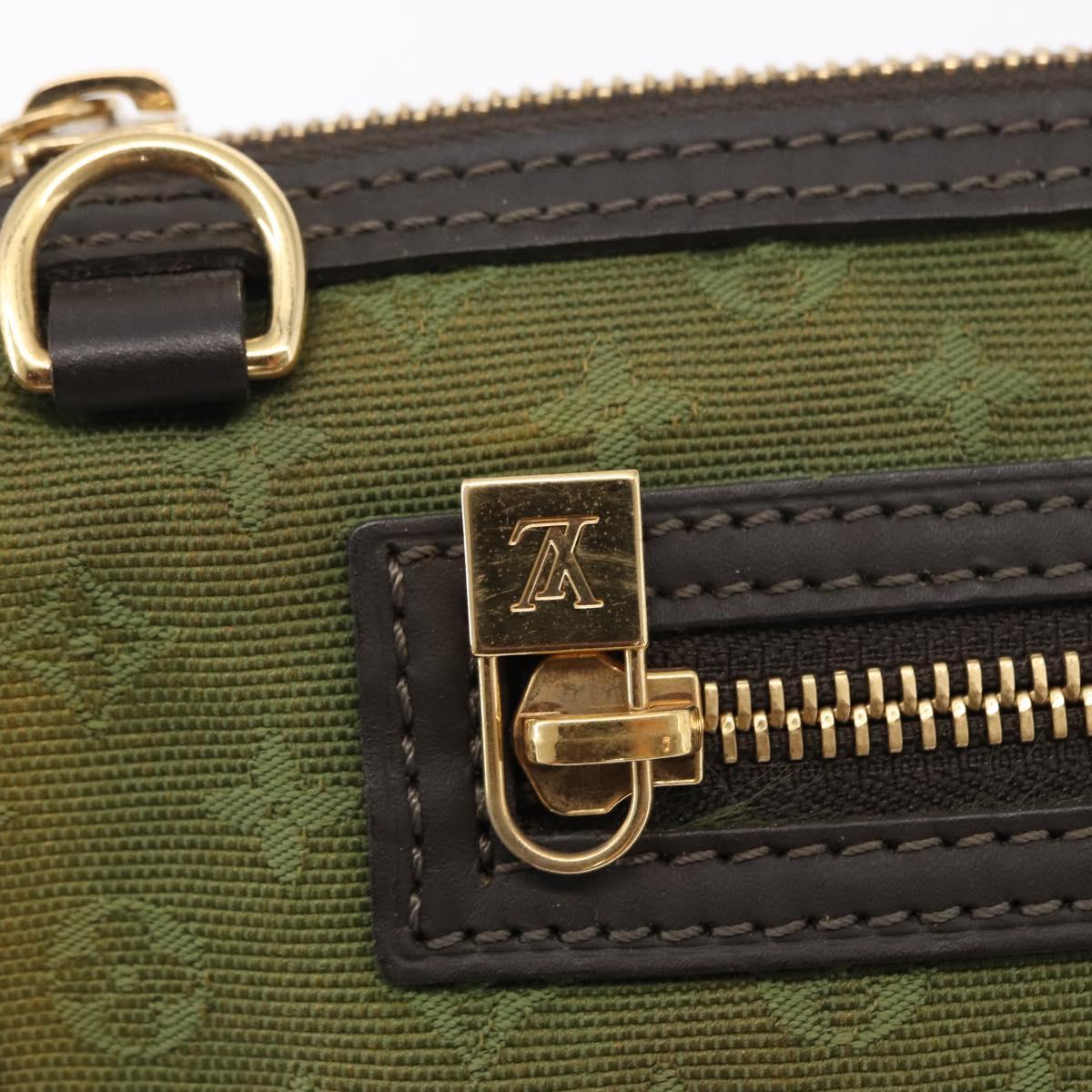 LOUIS VUITTON Monogram Mini Pochette Catrain Bag TST Khaki M92332 LV Auth 153878