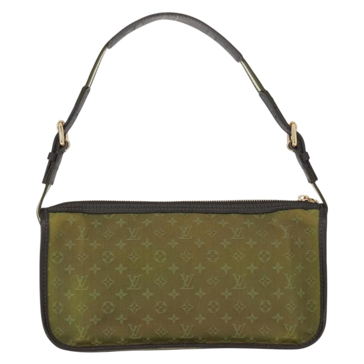 LOUIS VUITTON Monogram Mini Pochette Catrain Bag TST Khaki M92332 LV Auth 153878