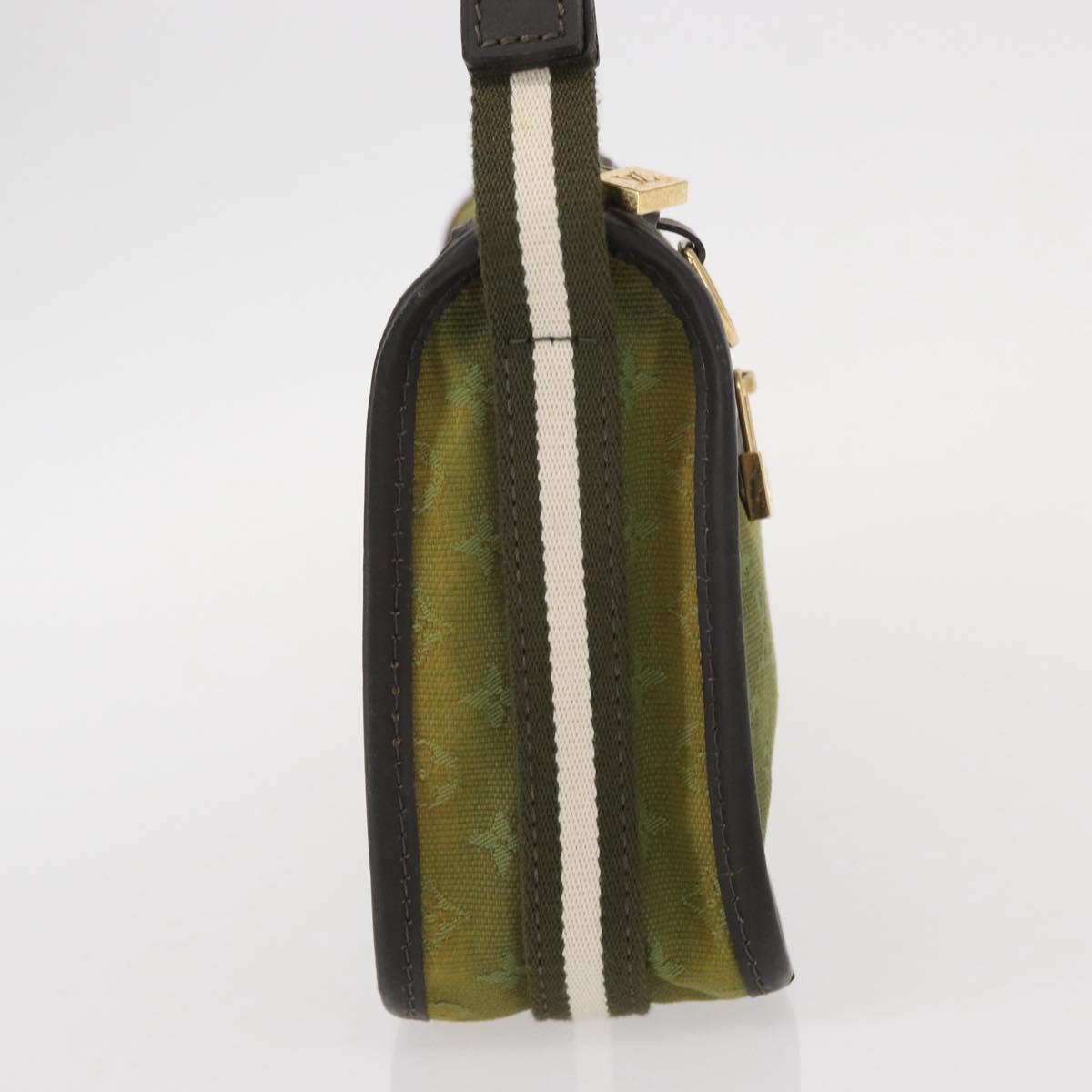 LOUIS VUITTON Monogram Mini Pochette Catrain Bag TST Khaki M92332 LV Auth 153878