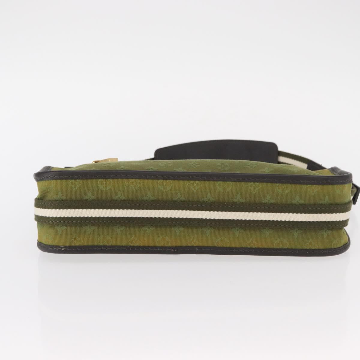 LOUIS VUITTON Monogram Mini Pochette Catrain Bag TST Khaki M92332 LV Auth 153878