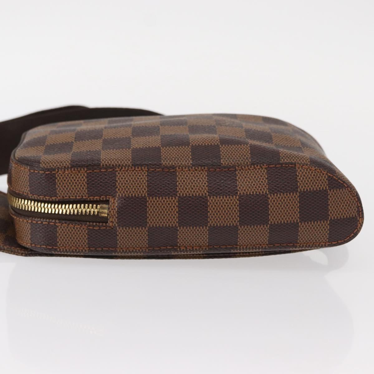 LOUIS VUITTON Damier Ebene Geronimos Shoulder Bag N51994 LV Auth 153879