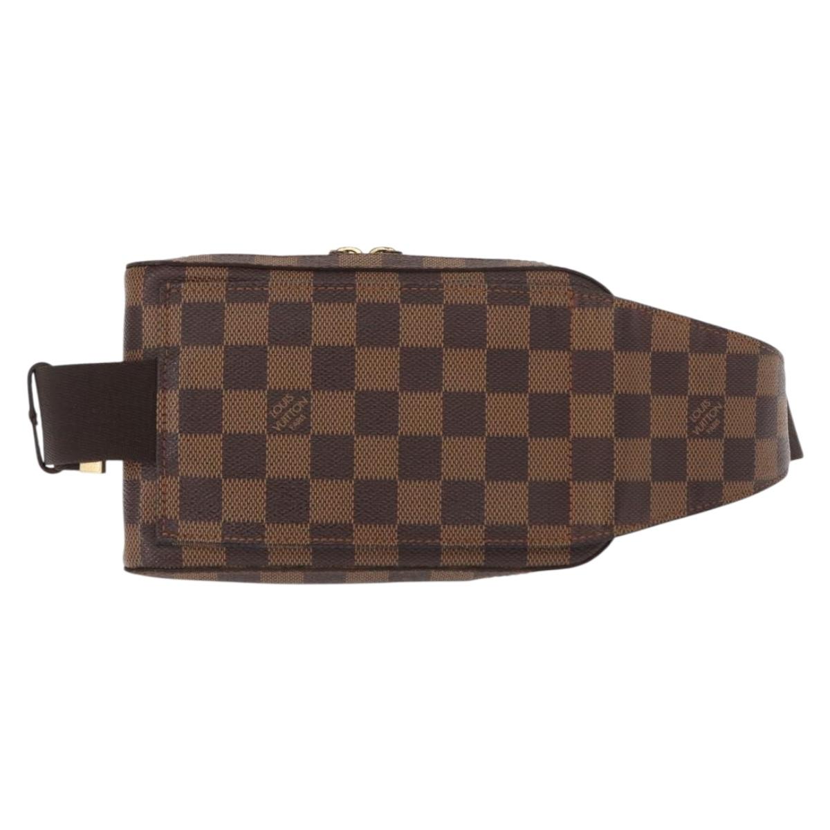 LOUIS VUITTON Damier Ebene Geronimos Shoulder Bag N51994 LV Auth 153879