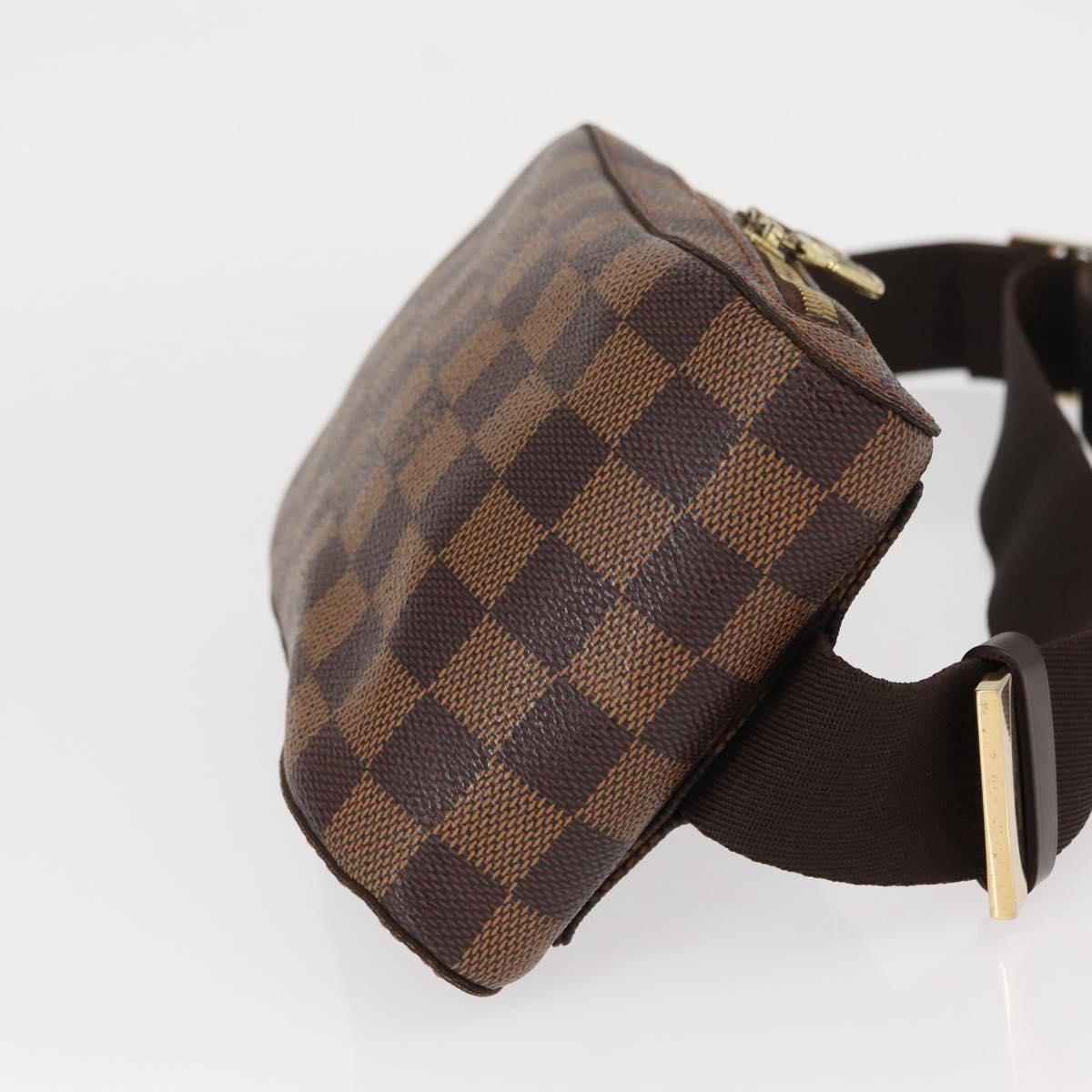 LOUIS VUITTON Damier Ebene Geronimos Shoulder Bag N51994 LV Auth 153879