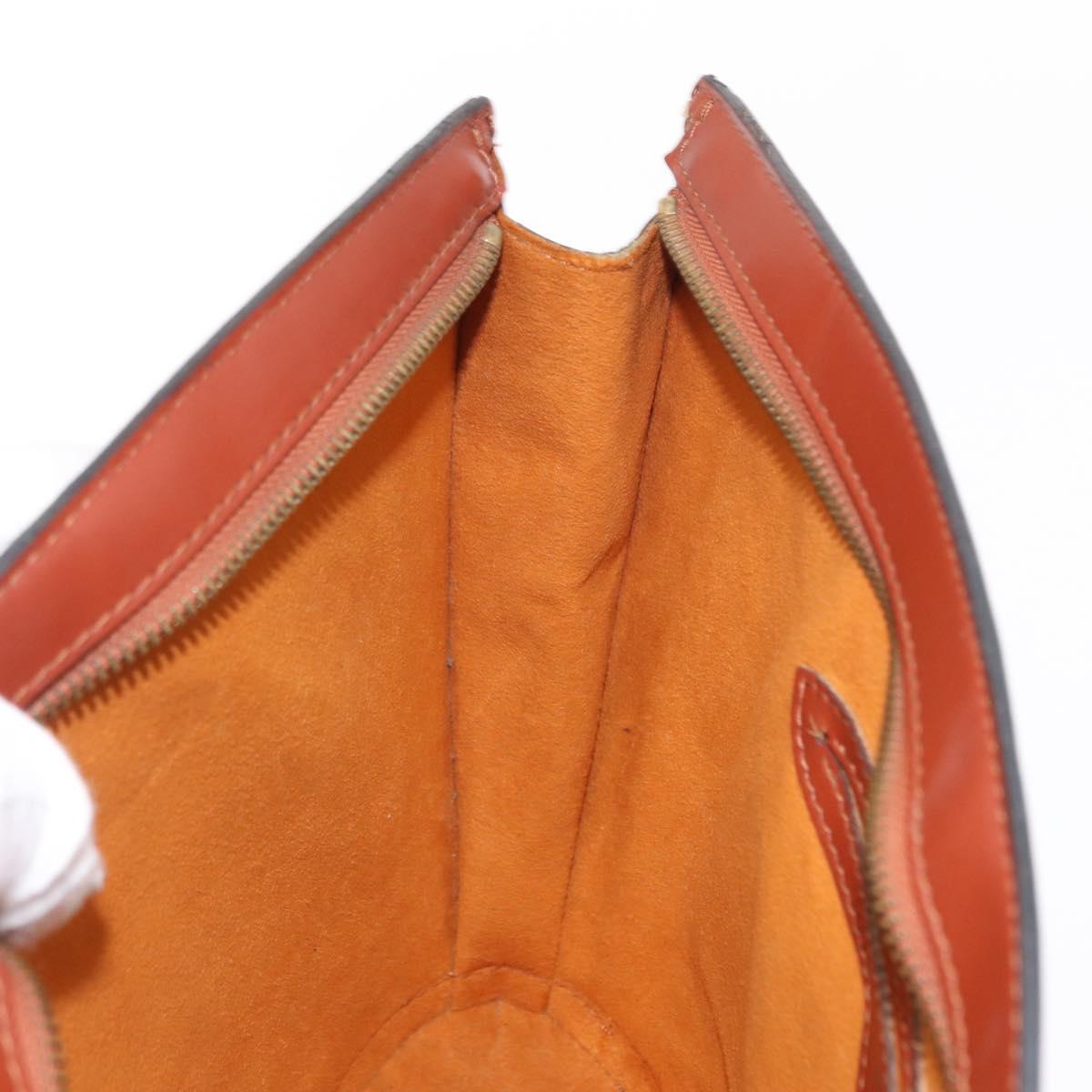 LOUIS VUITTON Epi Saint Jacques Hand Bag Brown M52263 LV Auth 153889