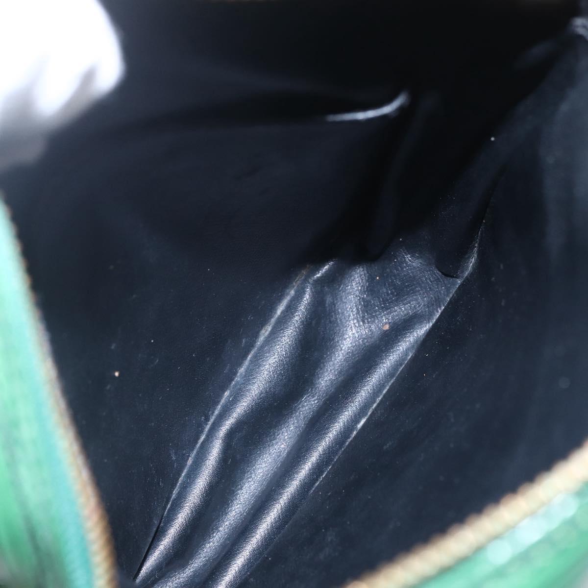 LOUIS VUITTON Epi Danube Shoulder Bag Green M45634 LV Auth 153891