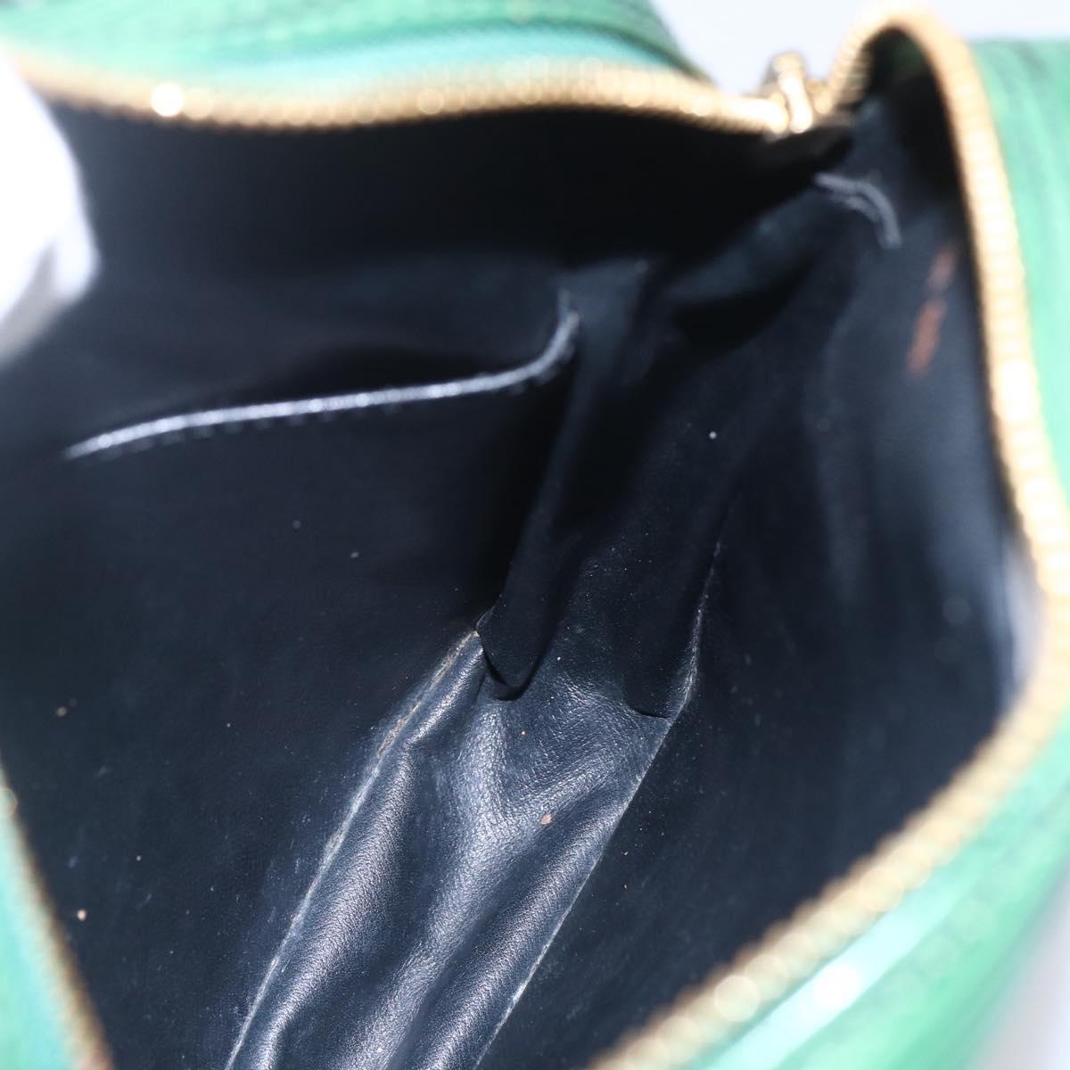 LOUIS VUITTON Epi Danube Shoulder Bag Green M45634 LV Auth 153891