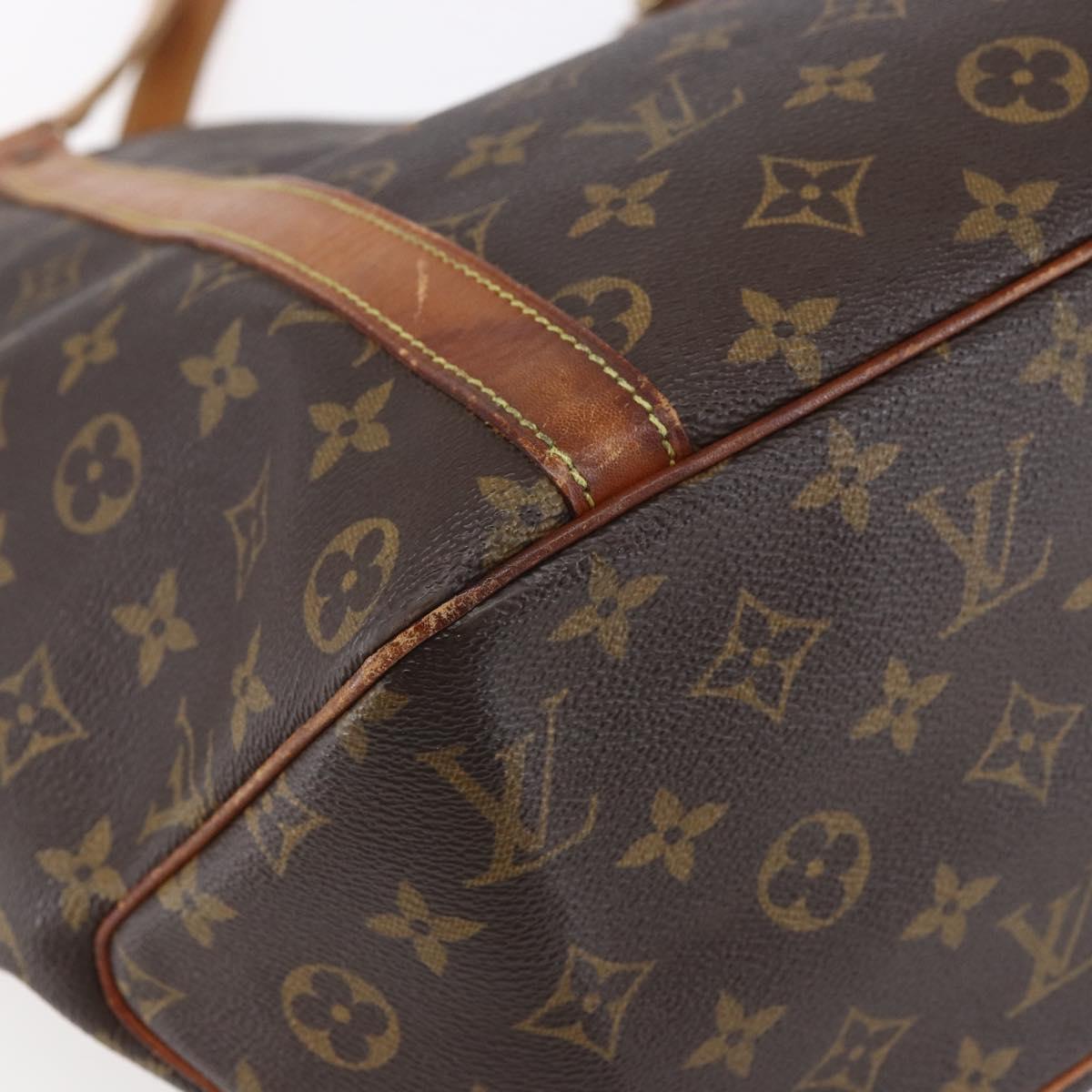 LOUIS VUITTON Monogram Sac Shopping Tote Bag M51108 LV Auth 153892