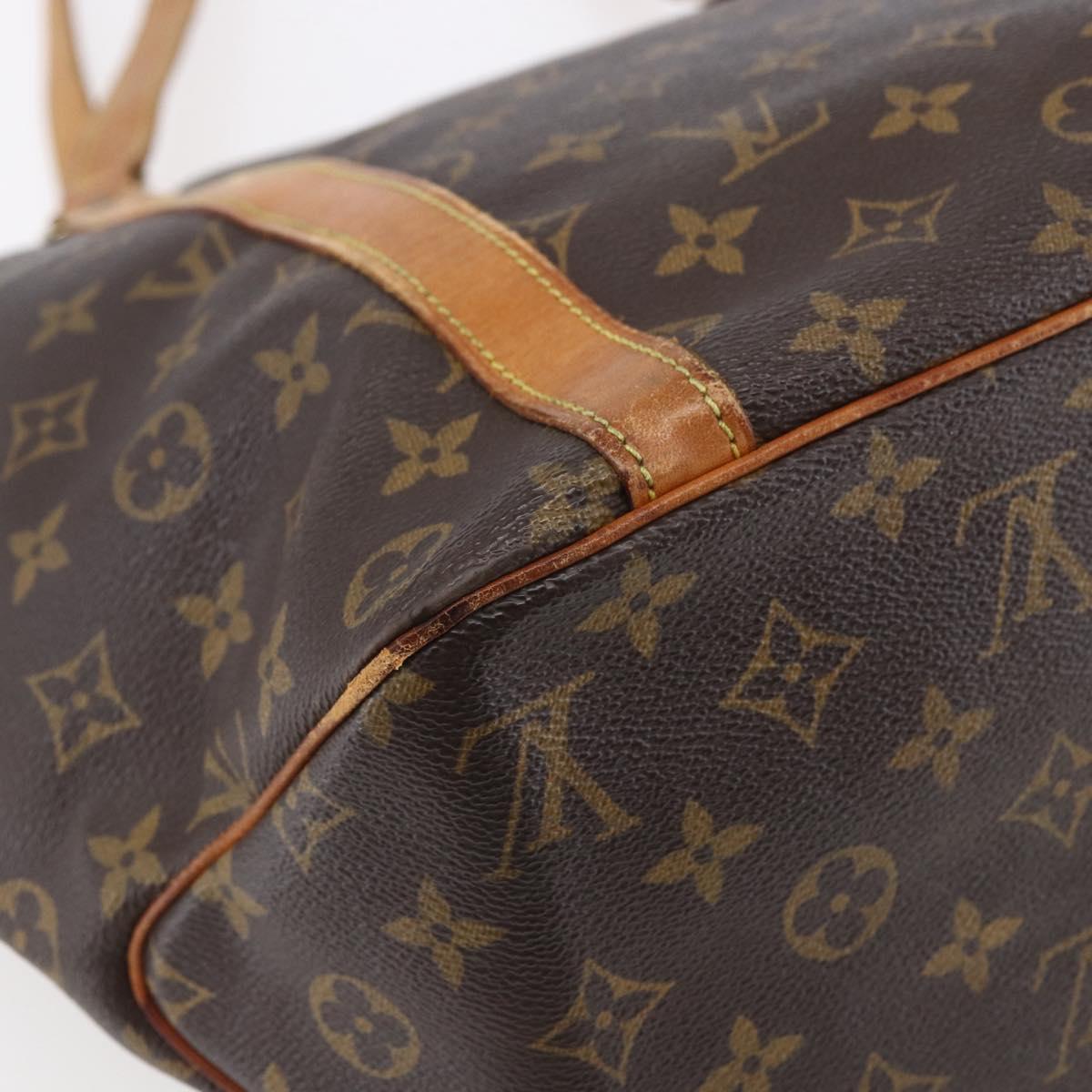 LOUIS VUITTON Monogram Sac Shopping Tote Bag M51108 LV Auth 153892
