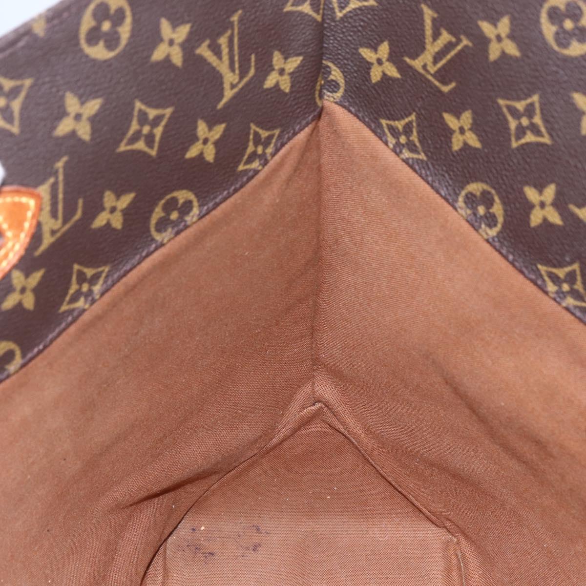 LOUIS VUITTON Monogram Sac Shopping Tote Bag M51108 LV Auth 153892